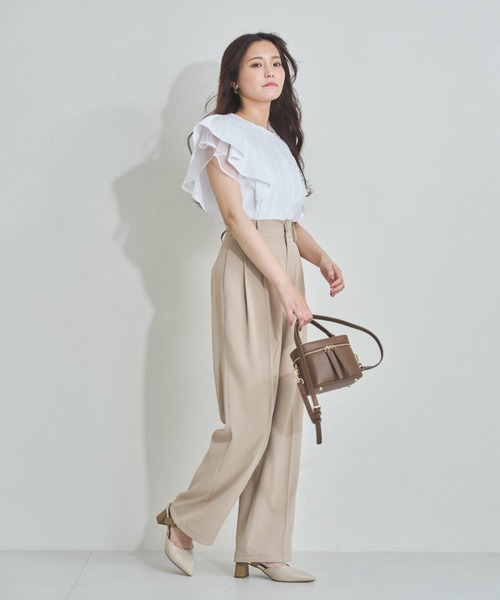 MISCH MASCH（ミッシュマッシュ）の「ZOZO限定 チュールフリルカットソー（Tシャツ/カットソー・レディース・ブラック/ホワイト・ﾌﾘ-）」の12枚目の写真