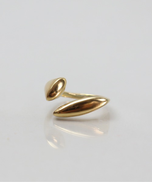 ieLS(イエルズ)の「金属アレルギー対応「ieLS」ステンレス デザインリング フリー(リング・レディース・ゴールド/シルバー・ONE SIZE)」の1枚目の写真