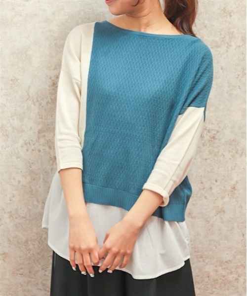 透かし編みニットカーディガン | outlet | axes femme online shop