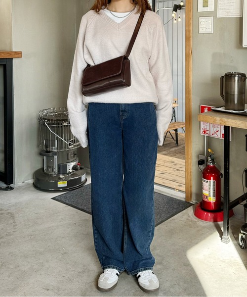 LE MORE（リモア）の「レクタングルショルダーバッグ（ショルダーバッグ・レディース・ブラック/ブラウン・FREE）」の10枚目の写真