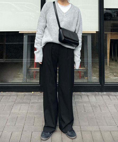 LE MORE（リモア）の「レクタングルショルダーバッグ（ショルダーバッグ・レディース・ブラック/ブラウン・FREE）」の18枚目の写真