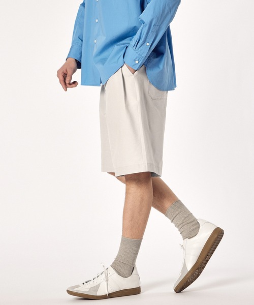 未使用 LANVIN en Bleu ツイード ショートパンツ 36 ブルー系 LANVIN en Bleu(ランバン オン ブルー)｜【予約販売】ツイード