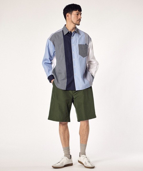 未使用 LANVIN en Bleu ツイード ショートパンツ 36 ブルー系