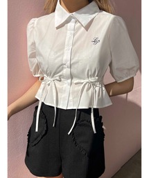 PHILLY | 【PHILLY】ウエストリボンパフスリーブブラウス(シャツ/ブラウス)