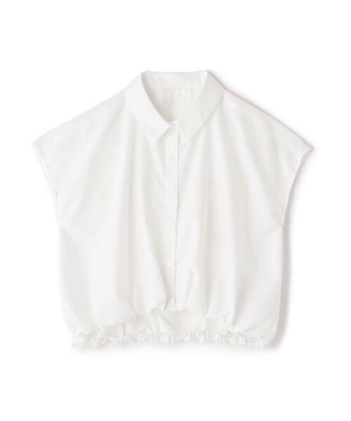 NATURAL BEAUTY BASIC(ナチュラルビューティーベーシック)の「◇クロップドドルマンシャツ(シャツ/ブラウス・レディース・ベージュ/オフホワイト/ブルー・SMALL/MEDIUM)」の4枚目の写真