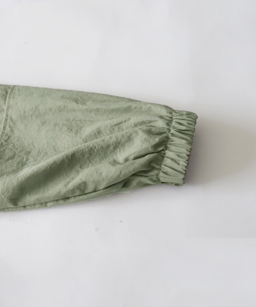 antiqua（アンティカ）の「ノーカラーショートジャケット（ノーカラージャケット・レディース・ブラック/カーキ・ONE SIZE）」の16枚目の写真