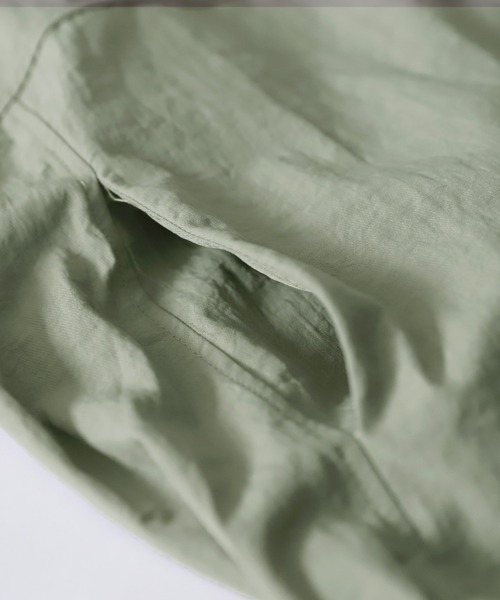 antiqua（アンティカ）の「ノーカラーショートジャケット（ノーカラージャケット・レディース・ブラック/カーキ・ONE SIZE）」の19枚目の写真