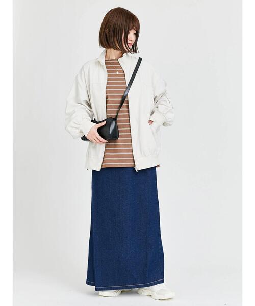 Lugnoncure(ルノンキュール)の「スタンドカラーミリタリーブルゾン(ブルゾン・レディース・オフホワイト/カーキ/ベージュ・F)」の18枚目の写真