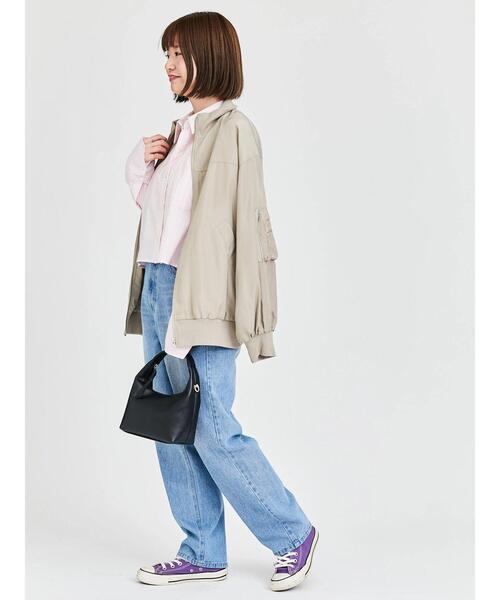 Lugnoncure(ルノンキュール)の「スタンドカラーミリタリーブルゾン(ブルゾン・レディース・オフホワイト/カーキ/ベージュ・F)」の21枚目の写真