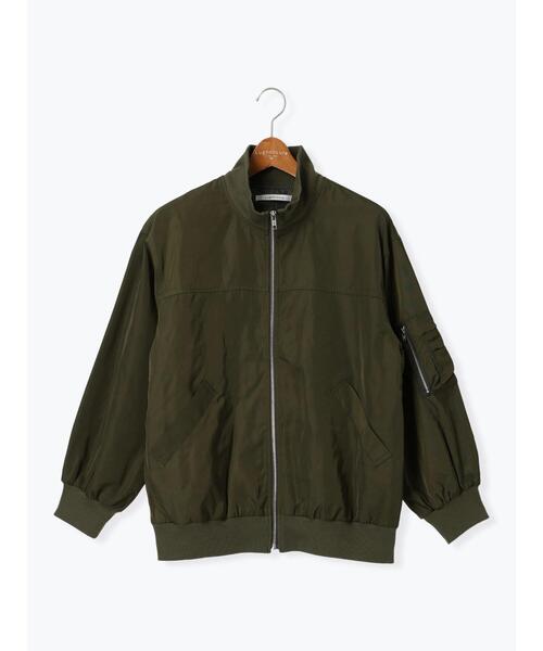 Lugnoncure(ルノンキュール)の「スタンドカラーミリタリーブルゾン(ブルゾン・レディース・オフホワイト/カーキ/ベージュ・F)」の12枚目の写真