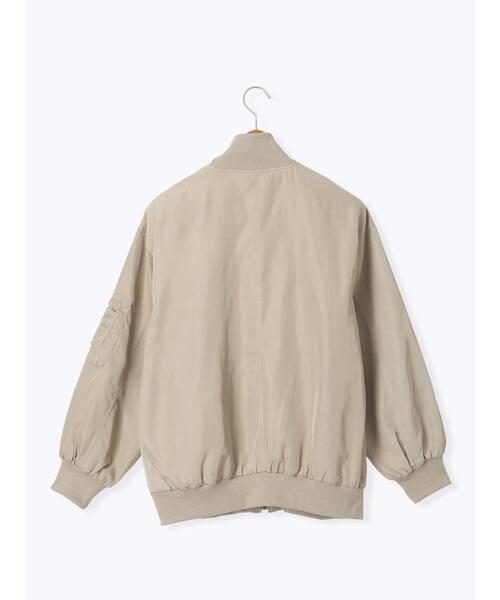 Lugnoncure(ルノンキュール)の「スタンドカラーミリタリーブルゾン(ブルゾン・レディース・オフホワイト/カーキ/ベージュ・F)」の9枚目の写真