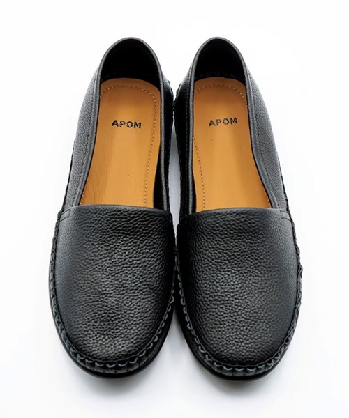 enchanted（エンチャンテッド）の「《APOM》本革アンライニングモカシン（スリッポン・レディース・ホワイト/ベージュ/ブラック/シルバー・38/39/40/41/37/36/35）」の22枚目の写真