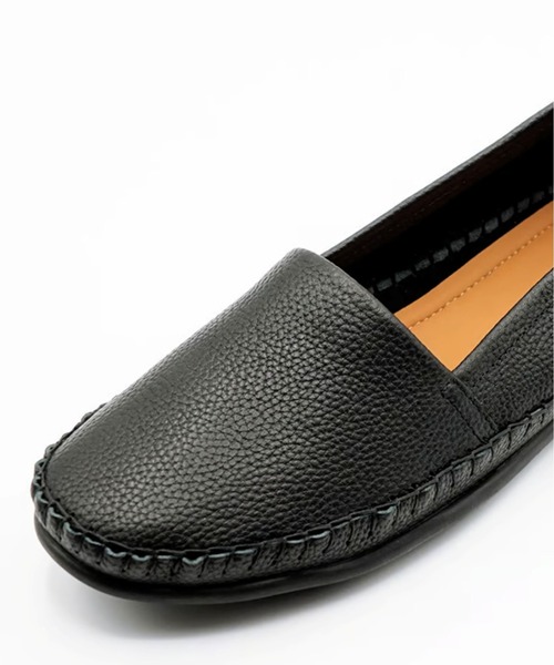 enchanted（エンチャンテッド）の「《APOM》本革アンライニングモカシン（スリッポン・レディース・ホワイト/ベージュ/ブラック/シルバー・38/39/40/41/37/36/35）」の15枚目の写真