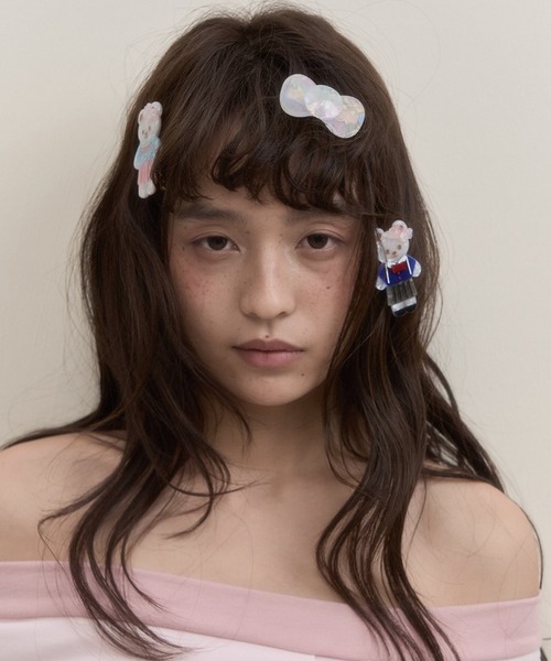 ꫛꫀꪝ✧‧˚Color チロルリボンクリップ＆ヘアゴム୨୧⑅*. ꫛꫀꪝ✧‧˚Color チロルリボンクリップ＆ヘアゴム୨୧⑅*.