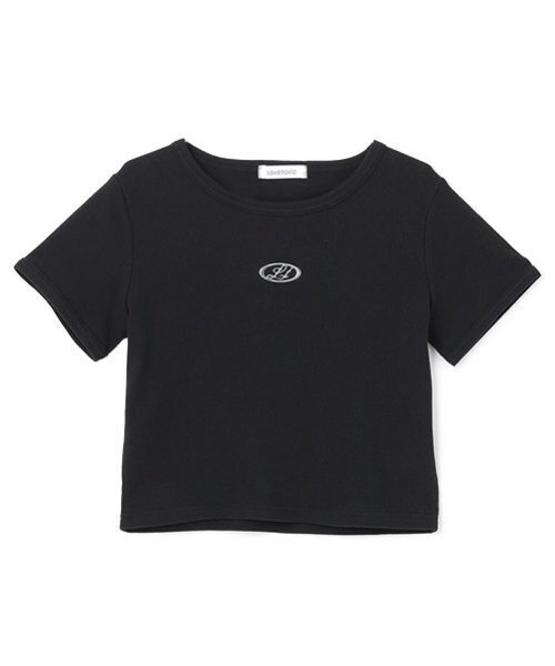 LOVETOXIC(ラブトキシック)の「テレコ半袖Tシャツ(Tシャツ/カットソー・キッズ・ブラック/オフホワイト/サックスブルー/レッド/カラフル・S:140cm/M:150cm/L:160cm)」の10枚目の写真