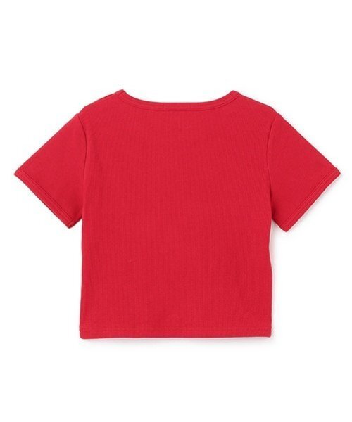 LOVETOXIC(ラブトキシック)の「テレコ半袖Tシャツ(Tシャツ/カットソー・キッズ・ブラック/オフホワイト/サックスブルー/レッド/カラフル・S:140cm/M:150cm/L:160cm)」の12枚目の写真