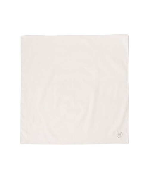 BEAMS F（ビームスエフ）の「ソリッド ハンカチーフ（ハンカチ/ハンドタオル・メンズ・オフホワイト/ブルー/ホワイト/ネイビー・ONE SIZE）」の2枚目の写真