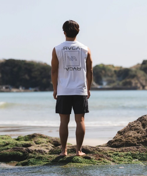RVCA メンズ ILL ESCAPE SQUARE SFTT サーフタンクトップ 【2025
