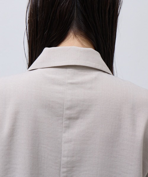 COLONY 2139(コロニートゥーワンスリーナイン)の「テックリネン半袖テーラードジャケット(テーラードジャケット・レディース・ミント/ブラウン/ブラック/グレイッシュベージュ・SMALL/MEDIUM)」の21枚目の写真