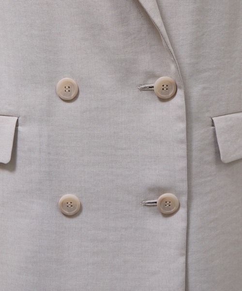 COLONY 2139(コロニートゥーワンスリーナイン)の「テックリネン半袖テーラードジャケット(テーラードジャケット・レディース・ミント/ブラウン/ブラック/グレイッシュベージュ・SMALL/MEDIUM)」の17枚目の写真