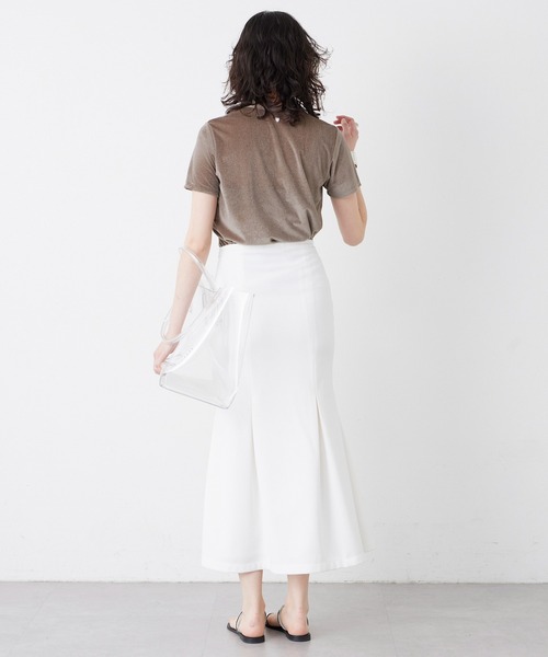 THE PAUSE（ザ ポーズ）の「【THE PAUSE】ベロアコンパクトTシャツ（Tシャツ/カットソー・レディース・ブルー/グレー/オフホワイト・FREE）」の17枚目の写真