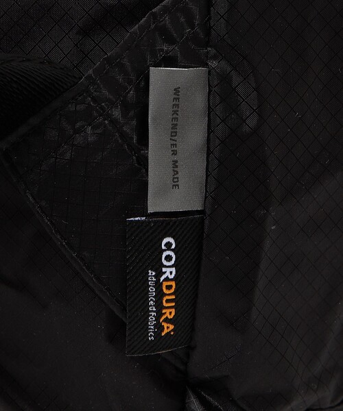 WEEKEND(ER)(ウィークエンダー)の「【別注】<WEEKEND(ER)>パッカブル バックパック(ショルダーバッグ・メンズ・ブラック・FREE)」の9枚目の写真