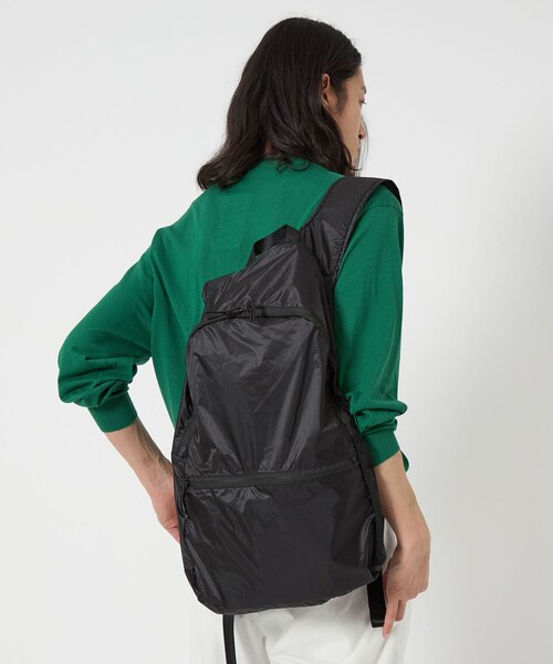 WEEKEND(ER)(ウィークエンダー)の「【別注】<WEEKEND(ER)>パッカブル バックパック(ショルダーバッグ・メンズ・ブラック・FREE)」の13枚目の写真