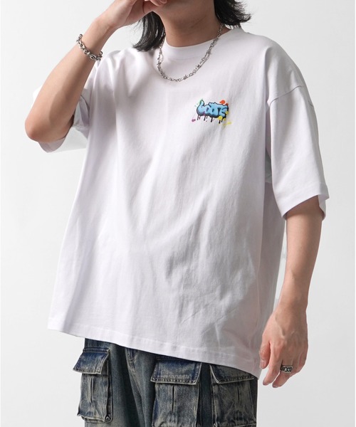 セール】スプラッシュ タギング グラフィック Tシャツ（Tシャツ