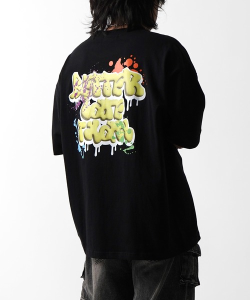 セール】スプラッシュ タギング グラフィック Tシャツ（Tシャツ