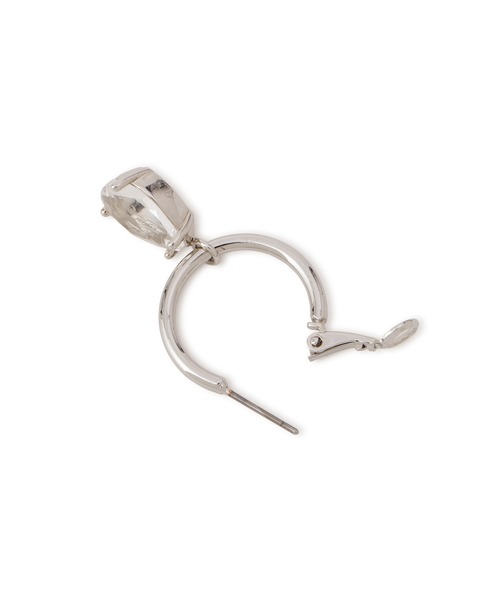 ADAM ET ROPE'（アダムエロペ）の「LES BIJOUX ガラスビーズフープピアス（ピアス（両耳用）・レディース・シルバー/ゴールド・FREE）」の8枚目の写真