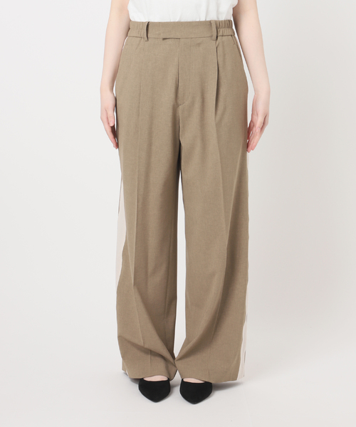 journal standard L'essage（ジャーナルスタンダードレサージュ）の「ライトラインパンツ（スラックス・レディース・チャコールグレー/ベージュ・36/38）」の22枚目の写真