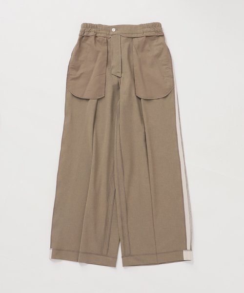 journal standard L'essage（ジャーナルスタンダードレサージュ）の「ライトラインパンツ（スラックス・レディース・チャコールグレー/ベージュ・36/38）」の8枚目の写真