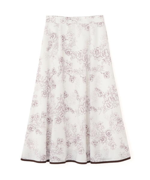 PROPORTION BODY DRESSING（プロポーションボディドレッシング）の「モノトーンシアーフラワースカート / 1215120505（スカート・レディース・ブラウン/ダークグレー・SMALL/MEDIUM/X-SMALL）」の9枚目の写真