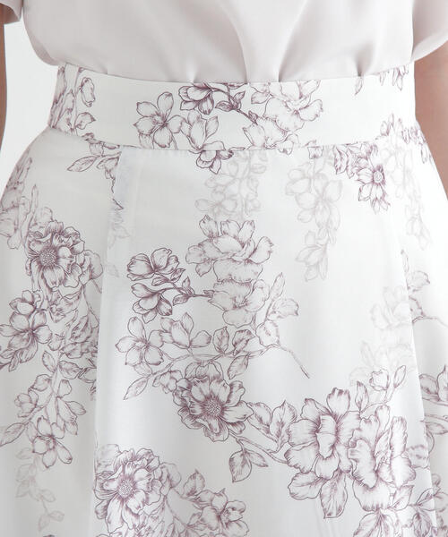 PROPORTION BODY DRESSING（プロポーションボディドレッシング）の「モノトーンシアーフラワースカート / 1215120505（スカート・レディース・ブラウン/ダークグレー・SMALL/MEDIUM/X-SMALL）」の18枚目の写真