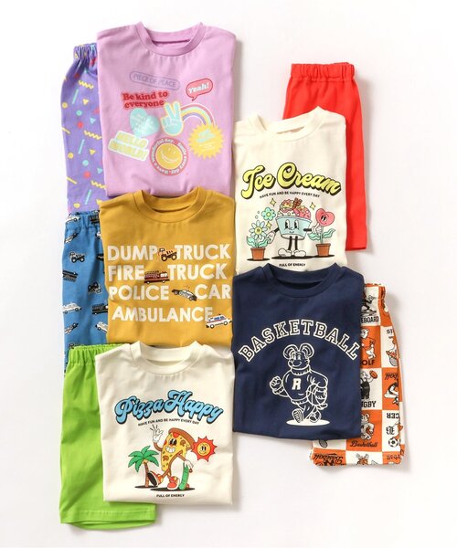 BREEZE(ブリーズ)の「【ジュニア対応】ワンマイル 半袖パジャマ(ルームウェア/パジャマ・キッズ・グリーン/イエロー/ピンク/レッド/ネイビー・110/120/80/130/140/150/90/100)」の12枚目の写真