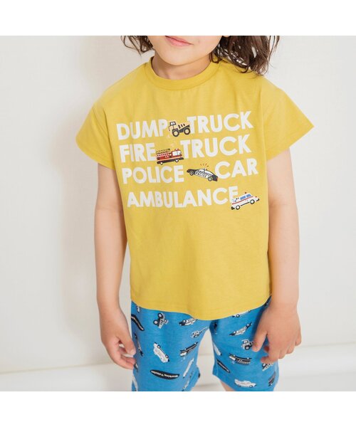 BREEZE（ブリーズ）の「【ジュニア対応】ワンマイル 半袖パジャマ（ルームウェア/パジャマ・キッズ・グリーン/イエロー/ピンク/レッド/ネイビー・110/120/80/130/140/150/90/100）」の9枚目の写真