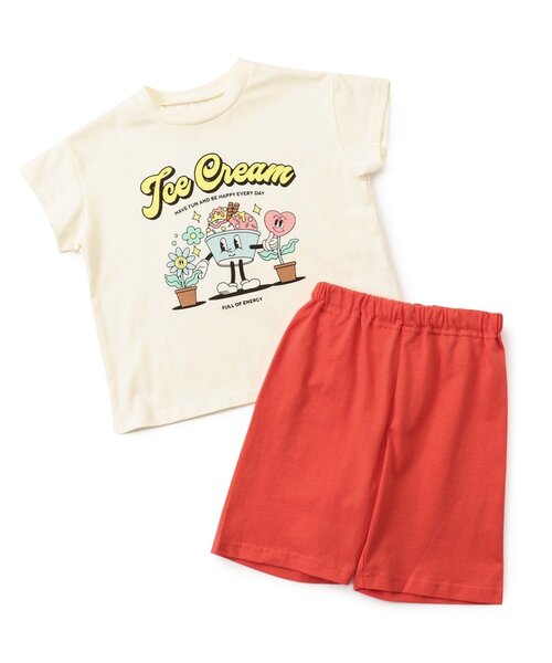 BREEZE（ブリーズ）の「【ジュニア対応】ワンマイル 半袖パジャマ（ルームウェア/パジャマ・キッズ・グリーン/イエロー/ピンク/レッド/ネイビー・110/120/80/130/140/150/90/100）」の5枚目の写真