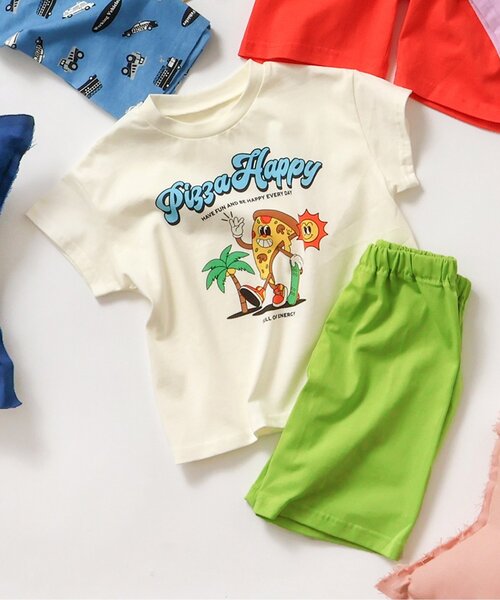 BREEZE（ブリーズ）の「【ジュニア対応】ワンマイル 半袖パジャマ（ルームウェア/パジャマ・キッズ・グリーン/イエロー/ピンク/レッド/ネイビー・110/120/80/130/140/150/90/100）」の7枚目の写真