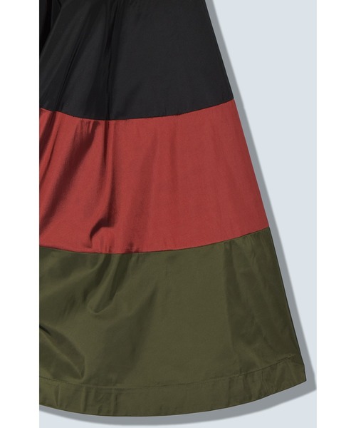 MULTI BORDER VOLUME SK（スカート）｜OMMO（オーエムエムオー）の