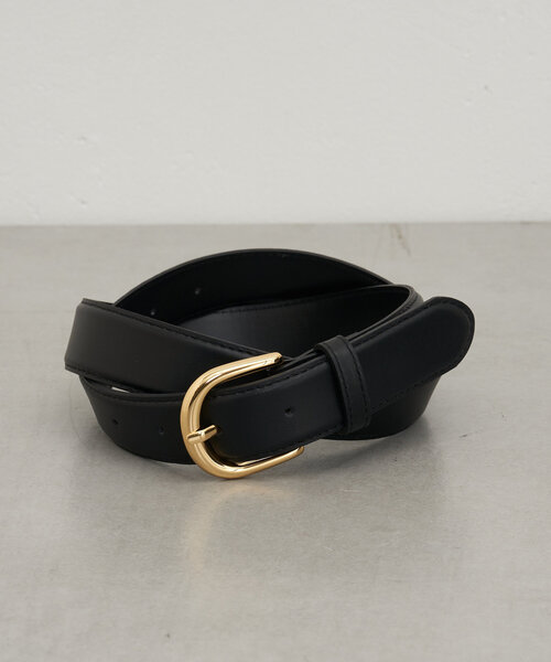 Jena espace merveilleux（ジェナ　エスパスメルヴェイユ）の「ワイドレザーベルト（ベルト・レディース・ブラック/ブラウン・FREE）」の4枚目の写真