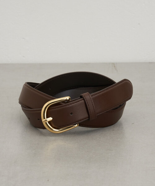 Jena espace merveilleux（ジェナ　エスパスメルヴェイユ）の「ワイドレザーベルト（ベルト・レディース・ブラック/ブラウン・FREE）」の8枚目の写真
