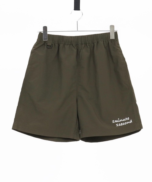 1minute 1second（ワンミニットワンセカンド）の「mp13519-Cursive embroidery nylon swim shorts ナイロンショーツ（その他パンツ・メンズ・チャコール/オリーブ/ブラック・S/M/L/XL）」の21枚目の写真
