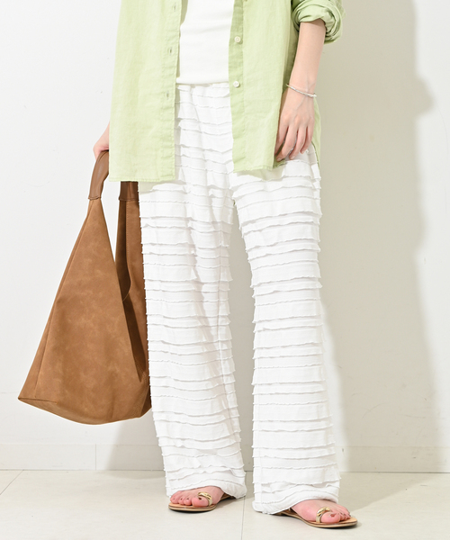 SLOBE IENA フリルカットパンツ フリルカットパンツ（その他パンツ）｜SLOBE IENA