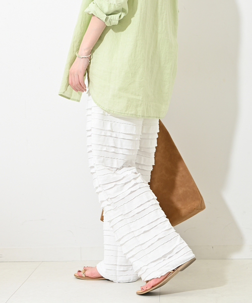 slobe iena フリルカットパンツ　38 SLOBE IENA｜フリルカットパンツ | Rakuten Fashion(楽天