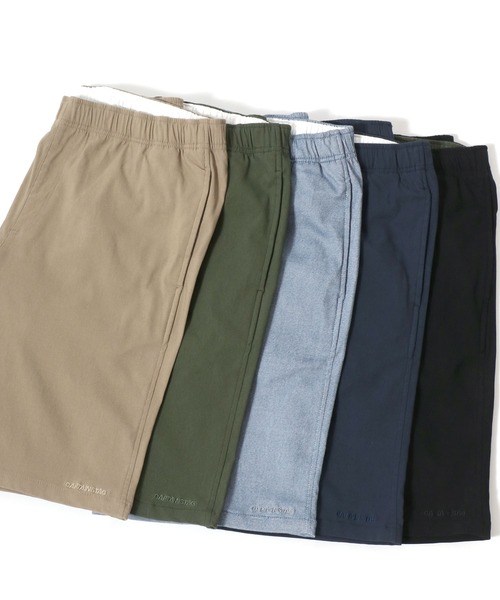 CAPTAIN STAG（キャプテンスタッグ）の「CAPTAIN STAG/キャプテンスタッグ ストレッチ ワンポイントロゴ刺繍 イージー カラーショートパンツ ハーフパンツ ショーツ（その他パンツ・メンズ・カーキ/ベージュ/ブラック/ネイビー/サックスブルー・L/LL/M）」の14枚目の写真