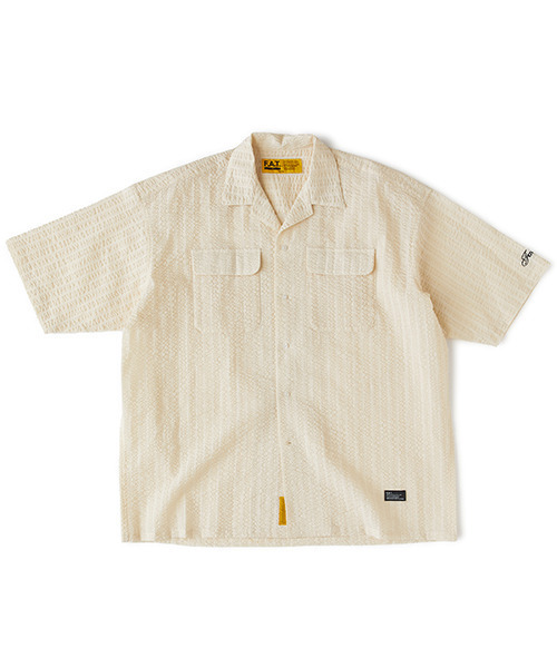 FAT(エフエイティー)の「GIGALAWN(シャツ/ブラウス・メンズ・オフホワイト/グレー/ブラック・JUMBO(XXL)/FAT(XL)/SKINNY(L)/TITCH(M))」の2枚目の写真