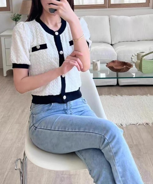 美品✨BRUNELLO CUCINELLI コットン ボレロ サマーカーディガン セール】クロップド丈サマーニットカーディガン（カーディガン