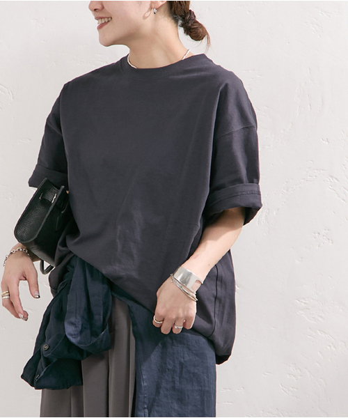 JOURNAL STANDARD（ジャーナルスタンダード）の「《追加2》タックスウェットTシャツ（Tシャツ/カットソー・レディース・ブラック系その他/ホワイト/ブラウン系その他/Red・FREE）」の15枚目の写真