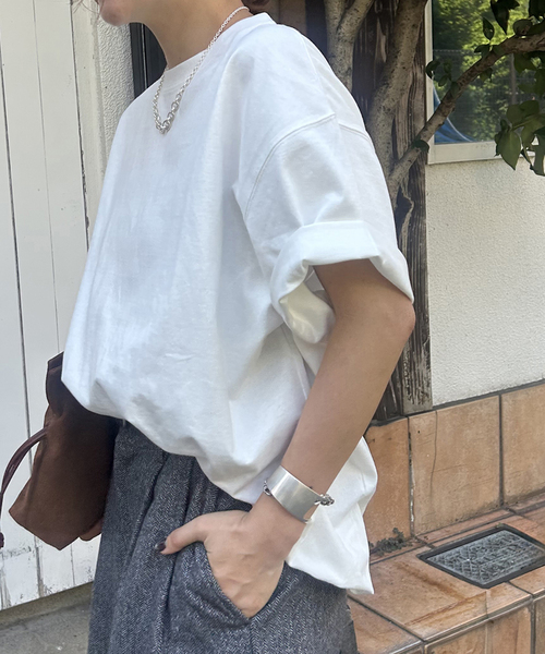 tシャツ 「追加2」タックスウェットTシャツ レディース 追加2》タックスウェットTシャツ（Tシャツ/カットソー
