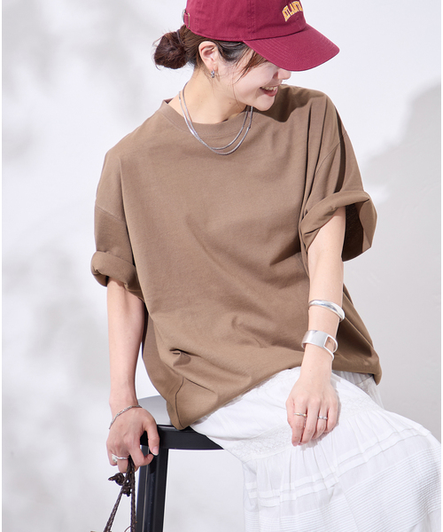 JOURNAL STANDARD(ジャーナルスタンダード)の「《追加2》タックスウェットTシャツ(Tシャツ/カットソー・レディース・ブラック系その他/Red/ブラウン系その他/ホワイト・FREE)」の11枚目の写真